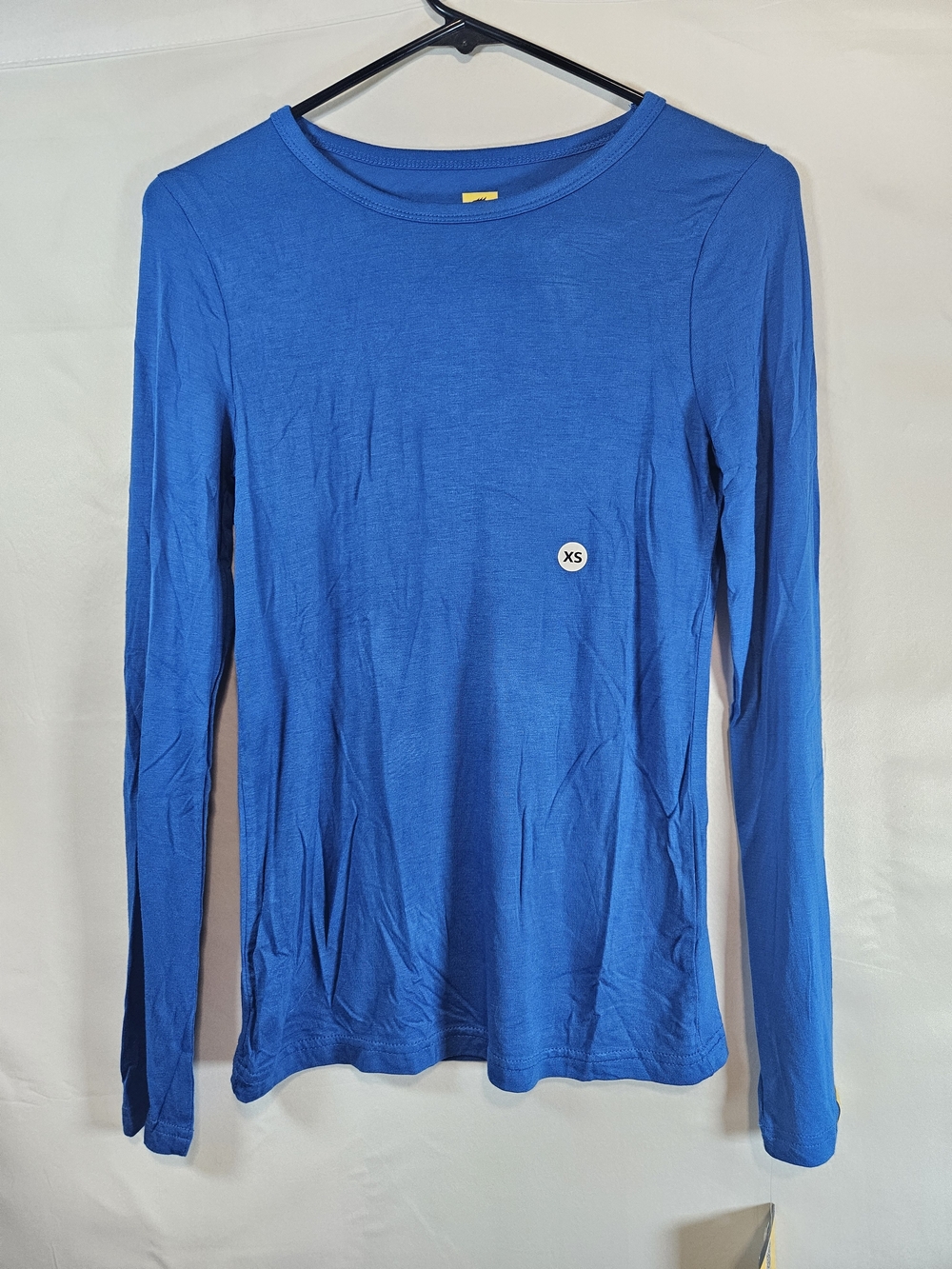 WonderWink Women’s Long Sleeve Crewneck Tee - Royal Blue